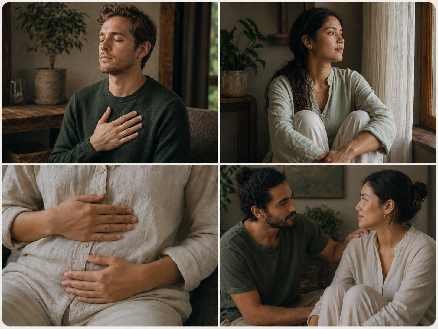 Personas en distintos estados de regulación nerviosa